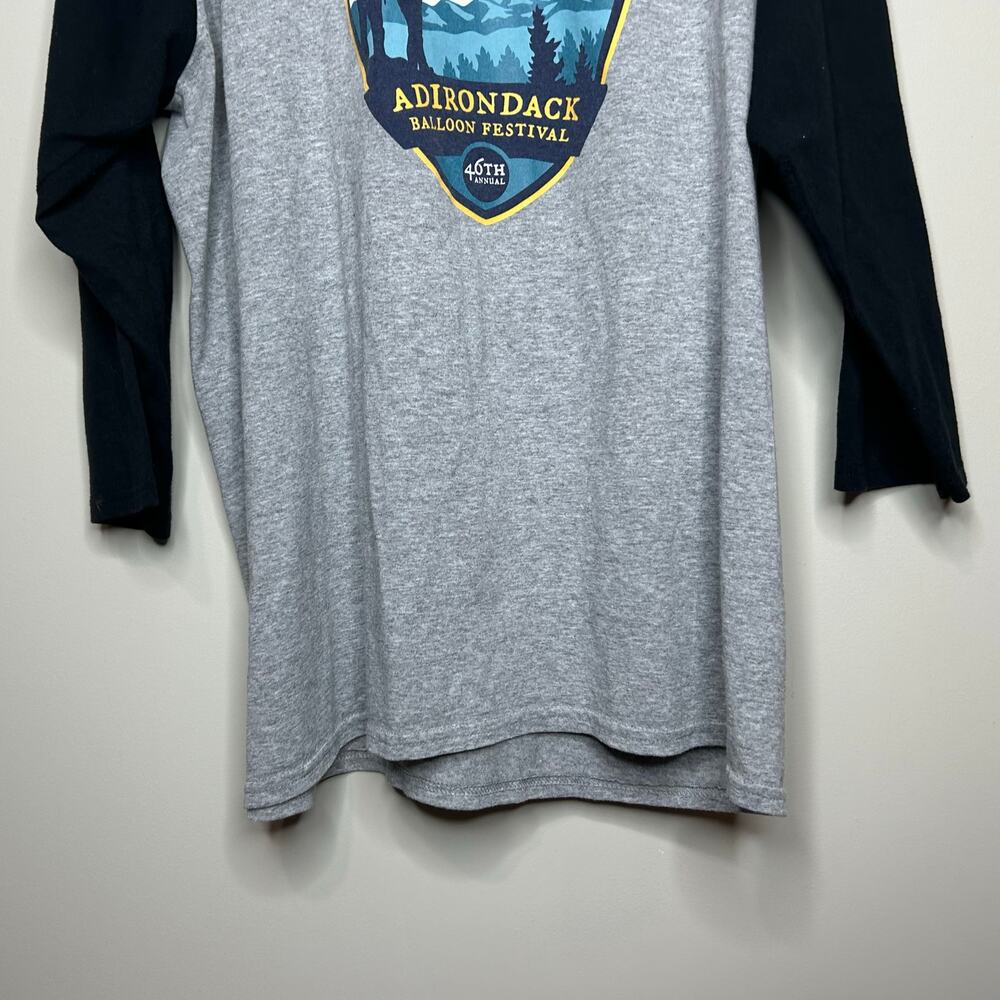 Adirondack Balloon Festival (2018) Raglan Shirt XL Port & Company Core Blend - Picture 3 of 8